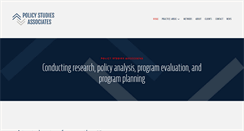 Desktop Screenshot of policystudies.com